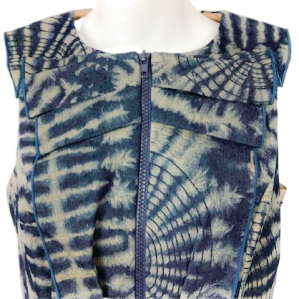 Anthropologie Eva Franco Sheath Dress Front Zip 6 - Picture 4 of 7